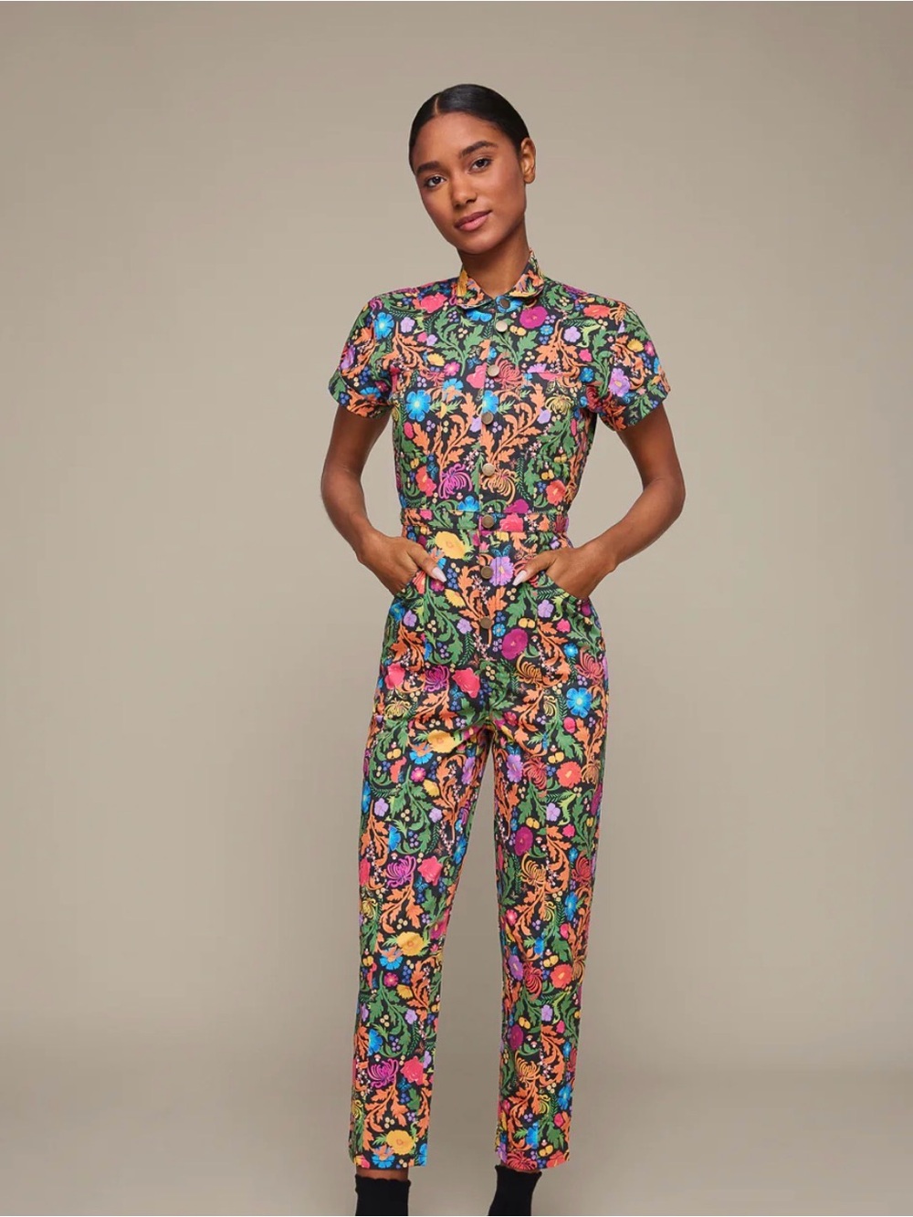 NWT Mixed by Nasrin Classic Jumpsuit in Aurelia XL sold out online
